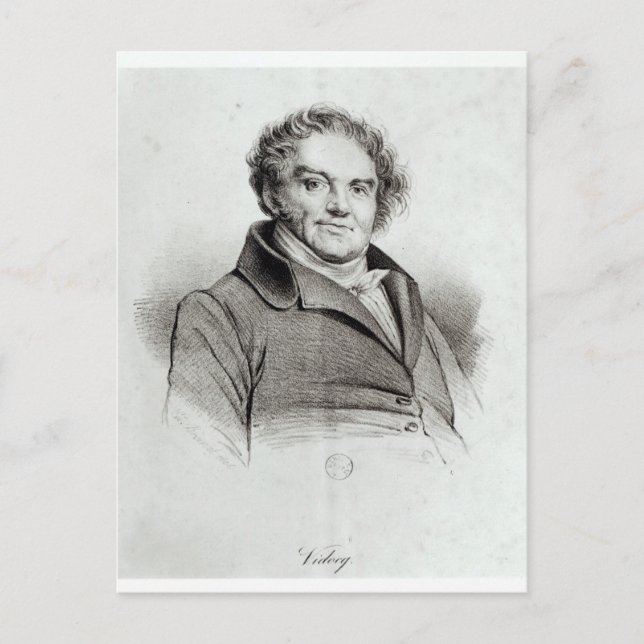 Francois Eugene Vidocq Postkarte (Vorderseite)