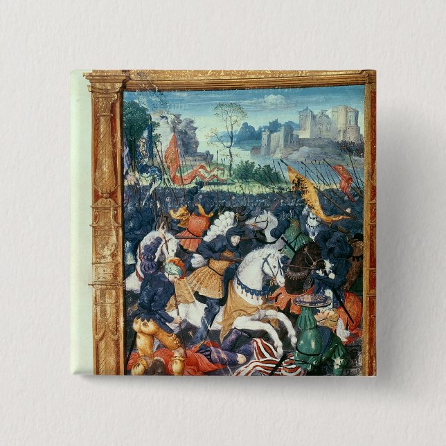 Francois I am Kampf von Marignano Button (Vorderseite)