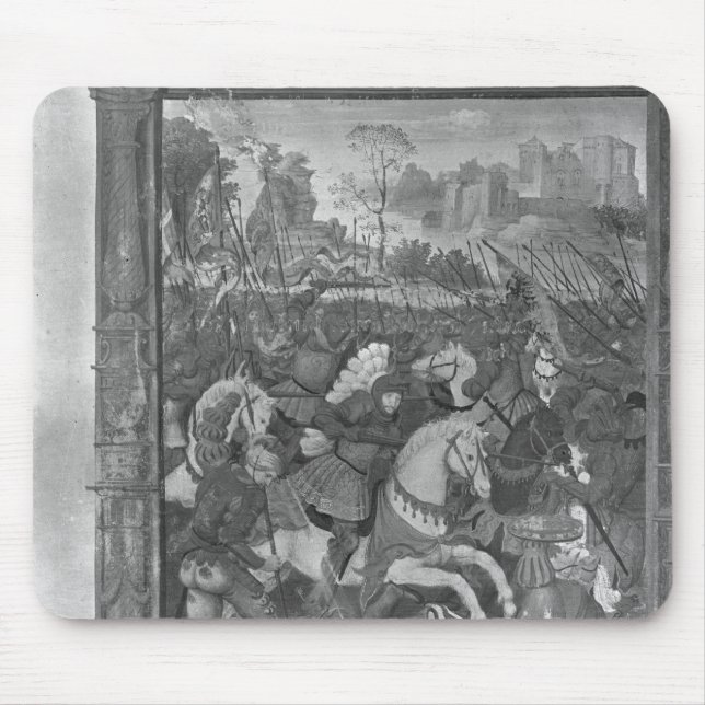 Francois I aufladend am Kampf von Marignan Mousepad (Vorne)