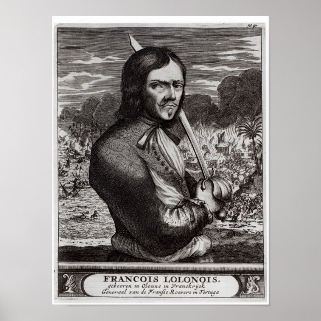 Francois Lolonois, General der Französischen Poster (Vorne)