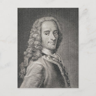 Francois Marie Arouet de Voltaire Postkarte