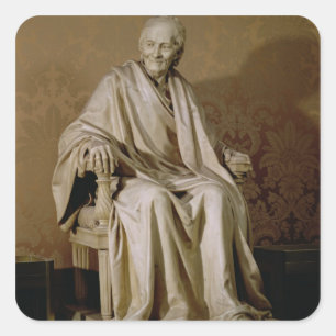Francois-Marie Arouet Voltaire (1694-1778) 1781 (m Quadratischer Aufkleber