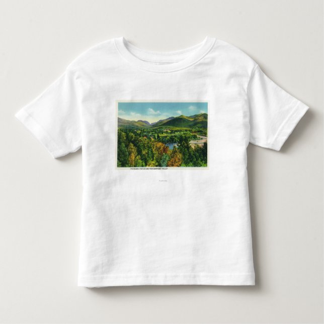 Franconcia Kerbe u. Pemigewasset Tal Kleinkind T-shirt (Vorderseite)