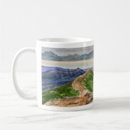 Franconia-Kerbe Weißer Berg Malerei Kaffeetasse