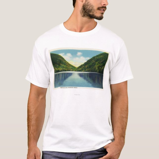 Franconia Kerben-Staats-Park-Ansicht von Profile T-Shirt (Vorderseite)