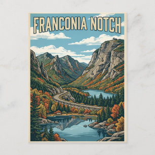 Franconia Notch Postkarte