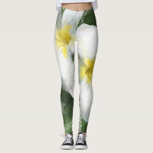 Frangapangie-Leggings in Grün und Weiß