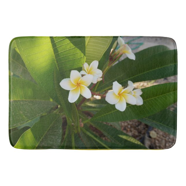 Frangipani-Blume Badematte (Vorderseite)