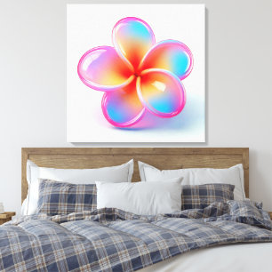 Frangipani Blume Leinwand Art Collection
