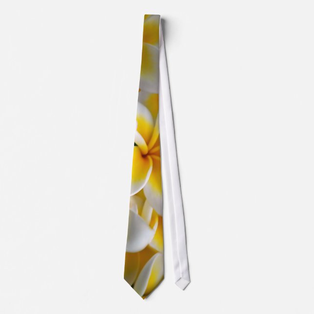 Frangipani Blume Wedding Krawatte (Vorderseite)