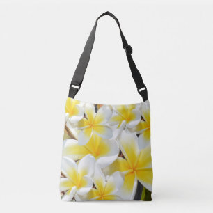 Frangipani Bouquet, Volldrucktasche. Tragetaschen Mit Langen Trägern