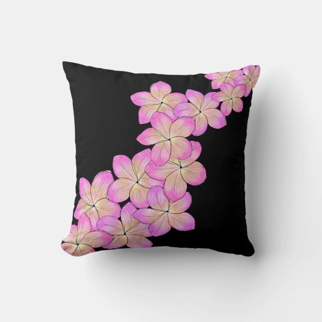 Frangipani Kissen (Vorderseite)