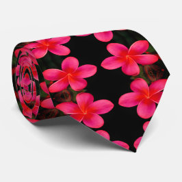 Frangipani Plumeria Krawatte