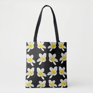 Frangipani Sensation, Full Print Shopping Bag Tasche