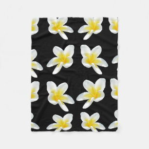 Frangipani Sensation, kleines Fleece Blanket.