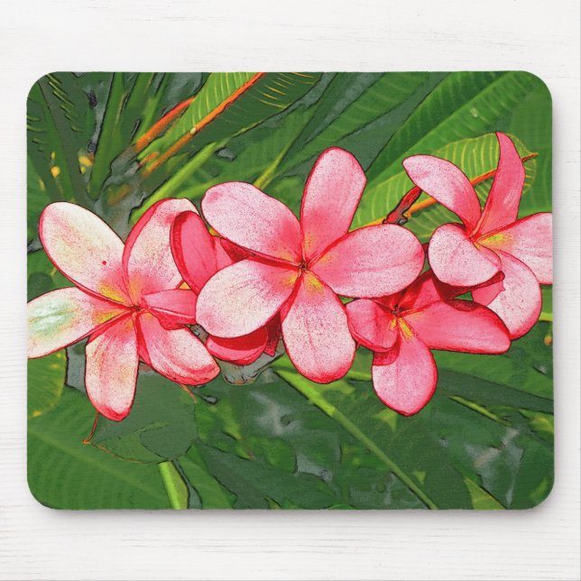 Frangipanis Mousepad (Vorne)
