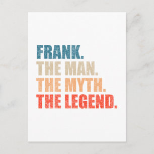 Frank Der Mann Der Mythos Die Legende Postkarte