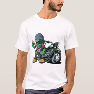Frank der Mechaniker Frankenstein Radfahrer-Typ T-Shirt