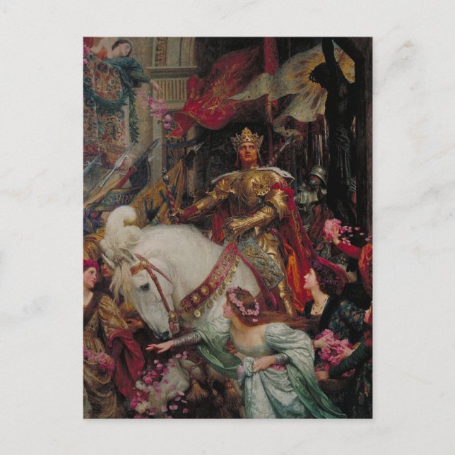 Frank Dicksee - Die Postkarte Zwei Kronen (Vorderseite)