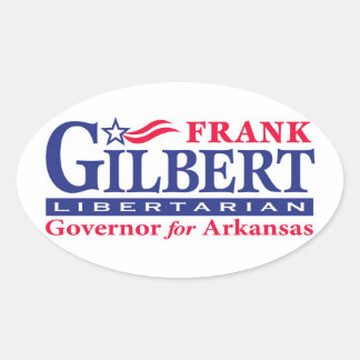 Frank Gilbert - Oval Ovaler Aufkleber
