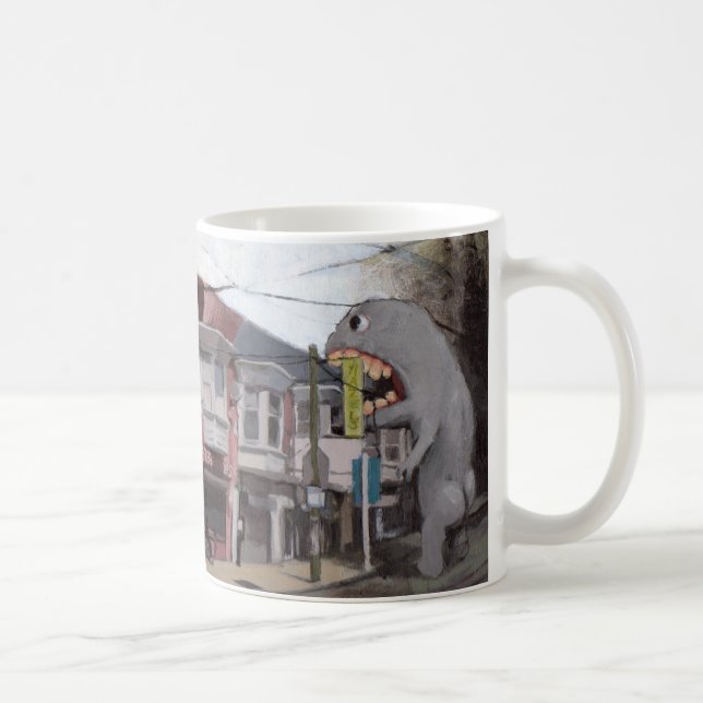 Frank isst am BaltimoreDeli - Tasse (Rechts)