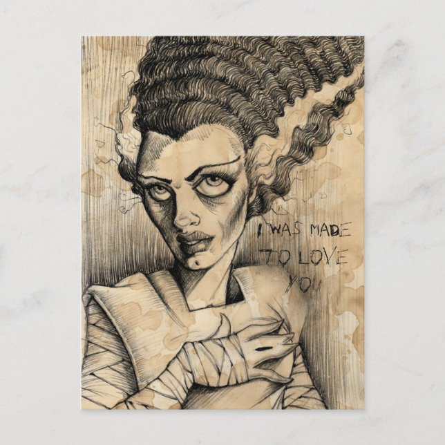 Frank  Made to Liebe Sie Postkarte (Vorderseite)