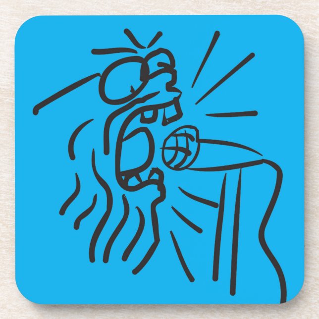 Frank Moore Dessous de verre de tour à carreaux (Devant)