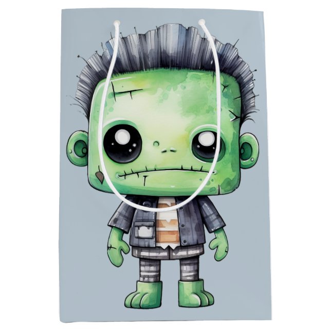 Frank N. Stein Trick oder Treat Mittlere Geschenktüte (Vorderseite)