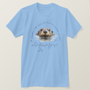 FRANK Peptid, Otter 2 mit benutzerdefiniertem Text T-Shirt