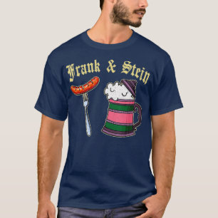 Frank Stein German Beer Drinks Fastfood Oktober T-Shirt