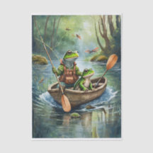 Frank und George Go Fischen, Fischen von Fröschen