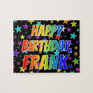 "FRANK" Vorname, Fun "GLÜCKLICHER BIRTHTAG"