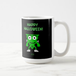 Franken Cheese Halloween Salutations Café Mug