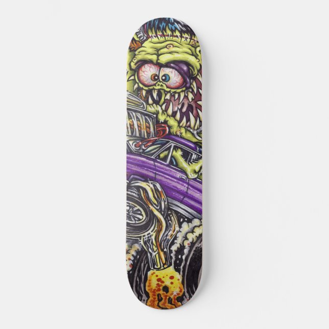 Franken Fink Leichenwagen-Skateboard-Plattform Skateboard (Vorderseite)
