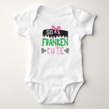 Franken Niedlich Funny Pink Baby Girl Halloween