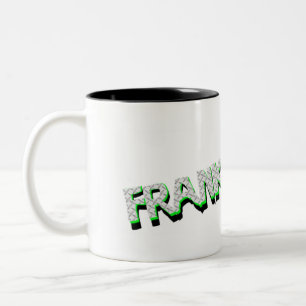 Frankenbent Entwurfs-Kaffee-Tasse! Zweifarbige Tasse