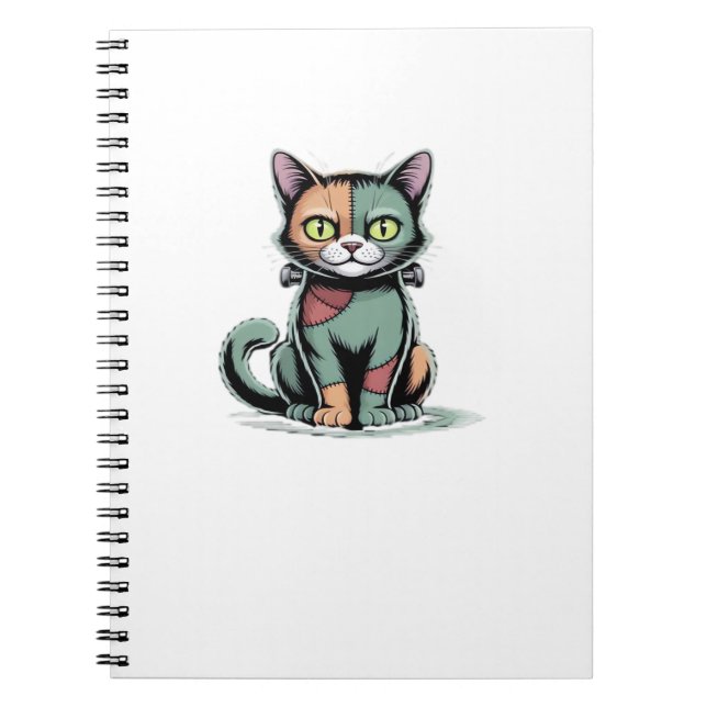 FrankenCat Oversized T - Shirt Notizblock (Vorderseite)