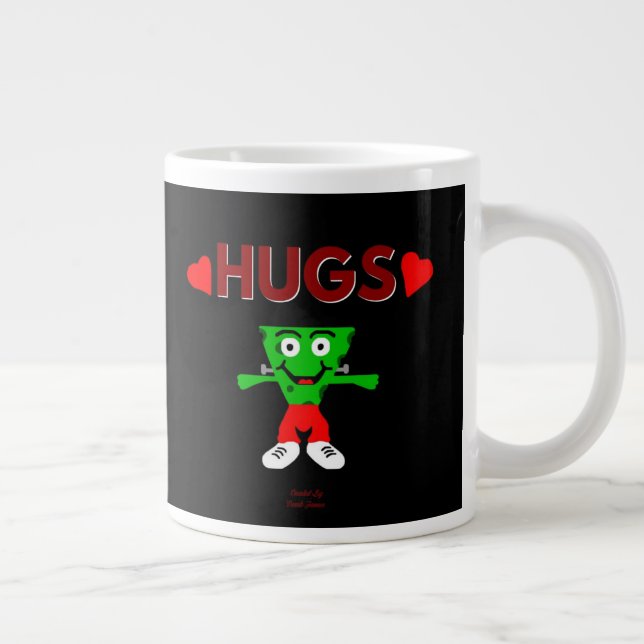 FrankenCheese Hugs Jumbo Tasse (Rechts)