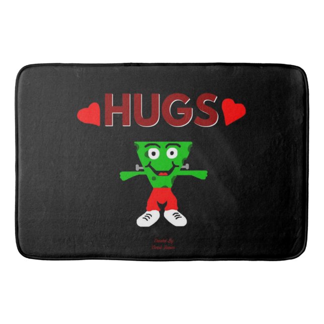 FrankenCheese Hugs Large Bath Mat Badematte (Vorderseite)