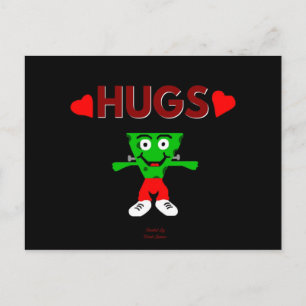 FrankenCheese Hugs Postcard Postkarte