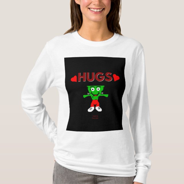 FrankenCheese Hugs Women's Long Sleeve Shirt (Vorderseite)