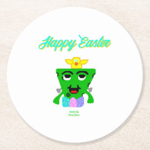 FrankenCheese Oaster Round Paper Untersetzer