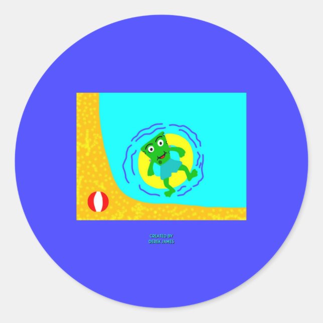 FrankenCheese Summer Round Sticker (Vorderseite)