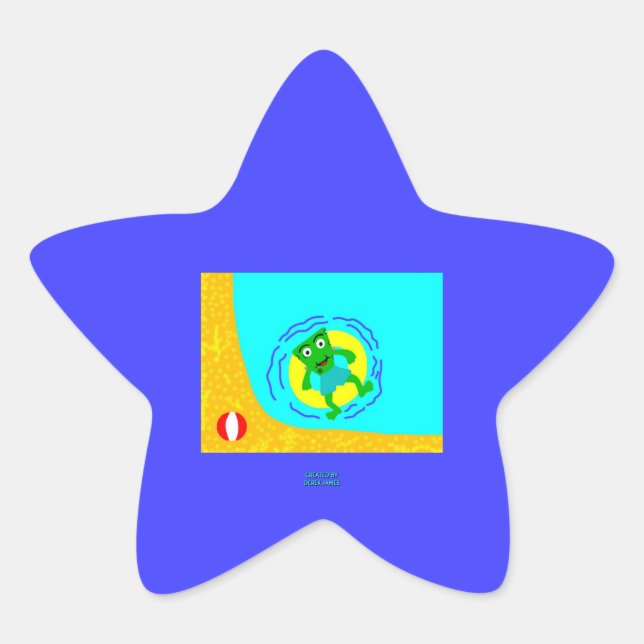 FrankenCheese Summer Star Sticker (Vorderseite)