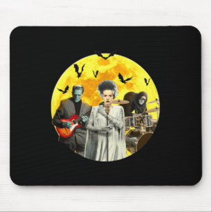Frankenguitar mit Bridge und Igor Halloween Band Mousepad