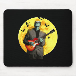Frankenguitar Plays Electric Guitar Halloween Mousepad