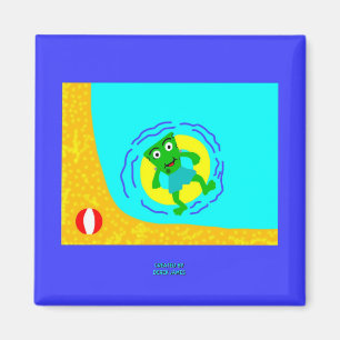 FrankenKäse Sommer 2 Inch Square Magnet