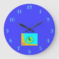 FrankenKäse Sommer Acrylmauer-Uhr