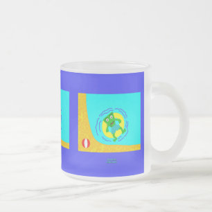 FrankenKäse Sommer Kleine Mattierte Tasse aus Glas