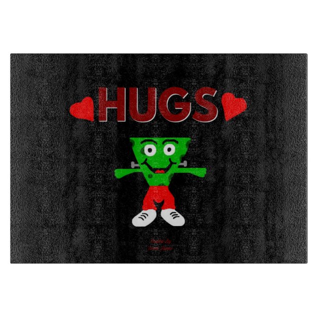 FrankenKäsebügel 27,9 cm x 20,3 cm Schneidebrett (Vorderseite)